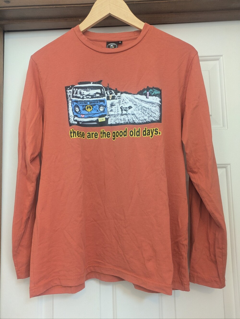 100% Cotton Long-sleeved Coral Tee